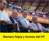 rajoy y arenas en los toros